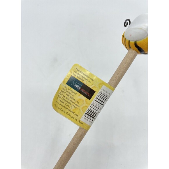 The Lifestyles Collection Bee Honey Dipper Beehive Wood Bsh - Picture 5 of 12